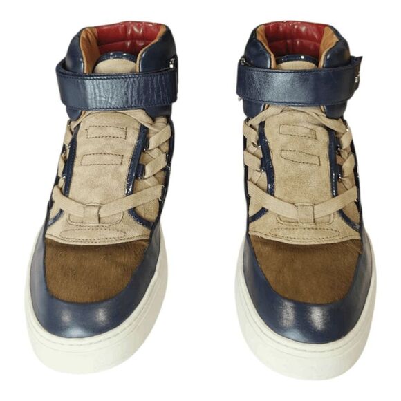 BALLY Leather Calf High-Top Sneaker Size 9D main image 8